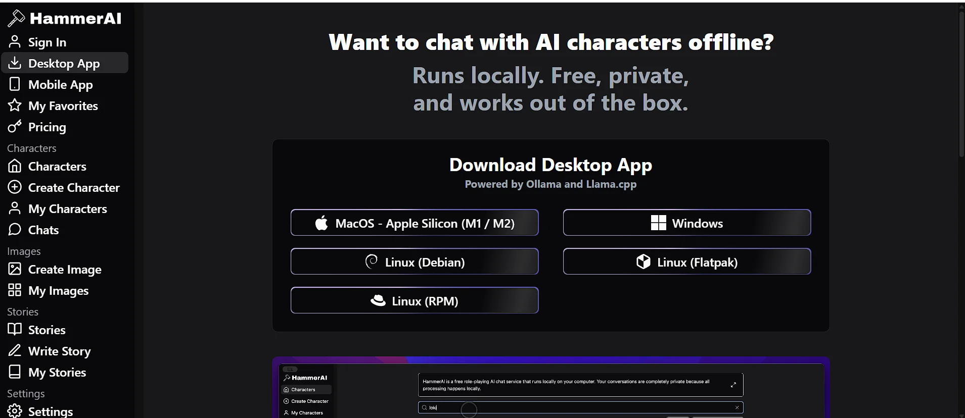 hammer ai Desktop