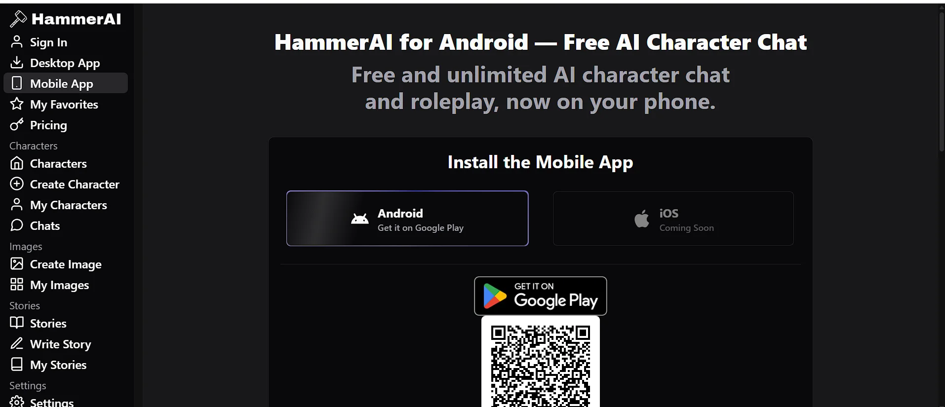 hammer ai mobile app