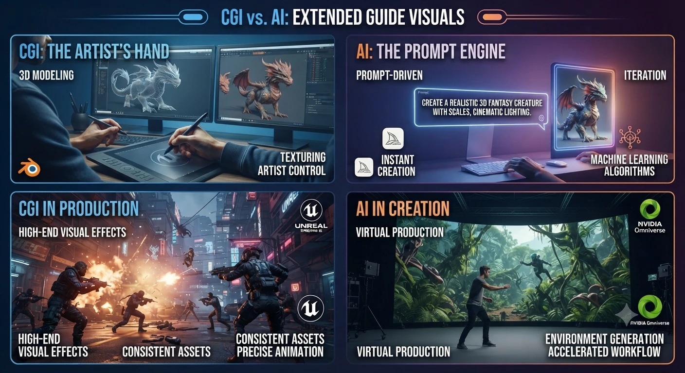 CGI vs AI comparison guide