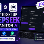 Janitor AI dashboard before connecting DeepSeek