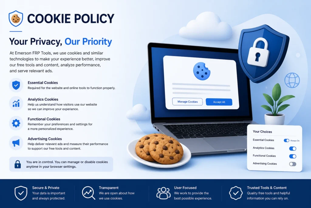 Cookie Policy Emerson FRP Tools